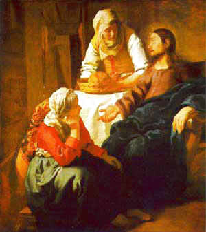 Jesus, Martha und Maria